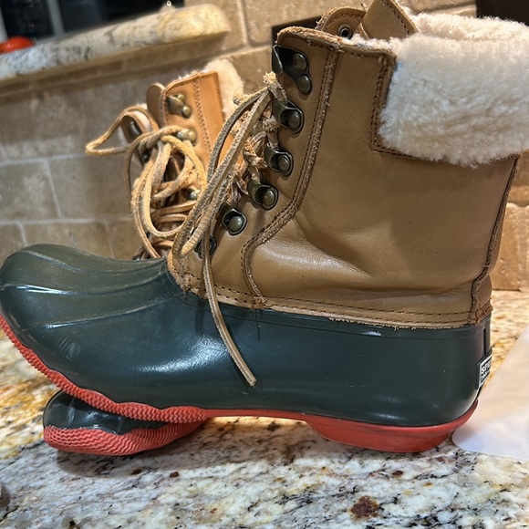 Sperry Top Sider boots, 100% wool shearling. Sperry for J.Crew. - Picture 2 of 7